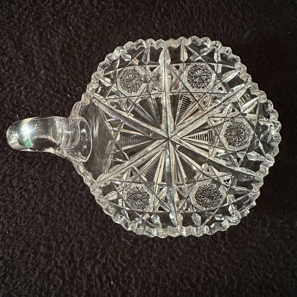 HAWKES American Brilliant Cut Glass Nappy Dish Bowl Signed - Picture 6 of 12